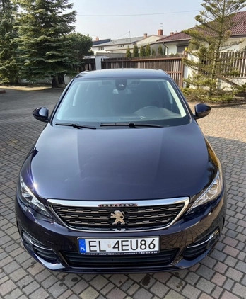 Peugeot 308 cena 54900 przebieg: 61000, rok produkcji 2019 z Łódź małe 781